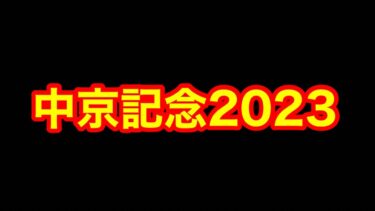 【競馬】年間回収率100%越えが行く！「G3中京記念2023」