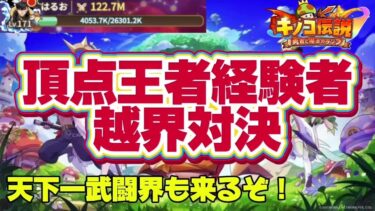 【キノコ伝説】越界対決＆天下一武闘会について【戦闘力1億検証系YOUTUBER】