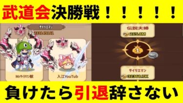 【キノコ伝説 】武道会優勝決定戦/負けたら引退辞さない/サイタマさんとペア♡【きのこ伝説/勇者と魔法のランプ】