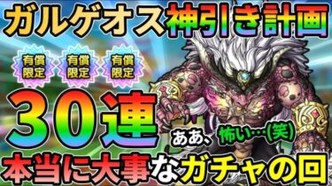 【ドラクエタクト】魔王ガルゲオス有償30連チャレンジ！本当に大事なガチャの回！3月になったので今月の軍資金全ブッパしていきます！！