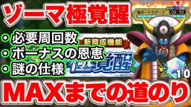 【ドラクエタクト】ゾーマ極覚醒MAXに必要な周回が長く険しい件_(:3 」∠)_